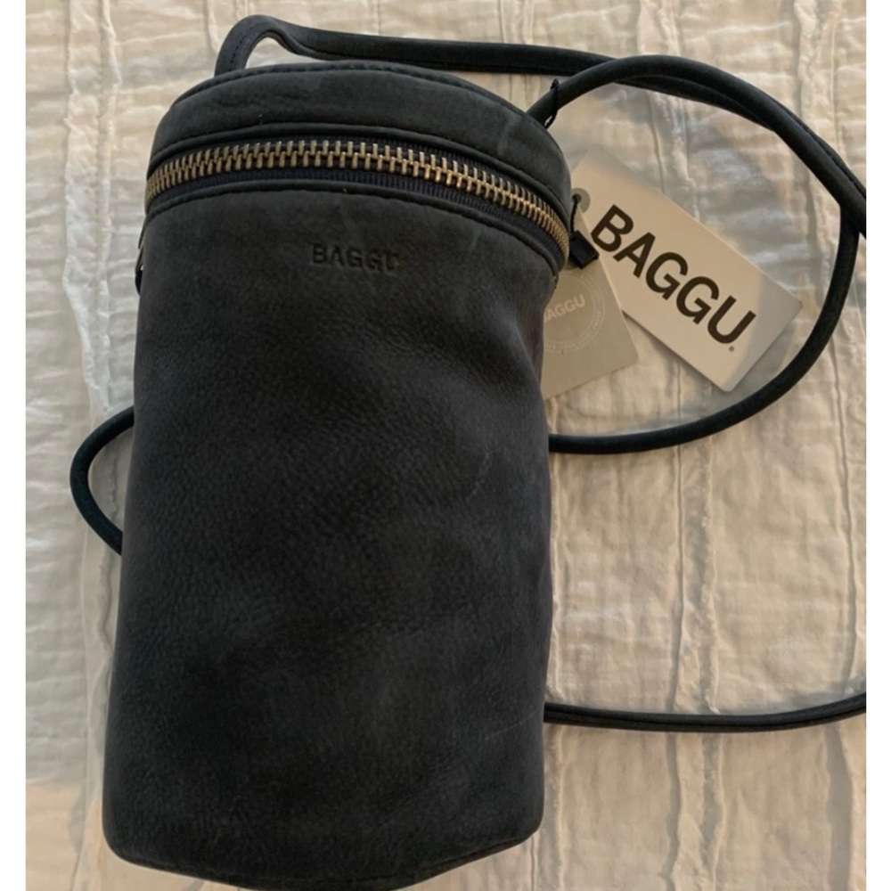 ♥️ ISO Baggu black lens bag - SUEDE.